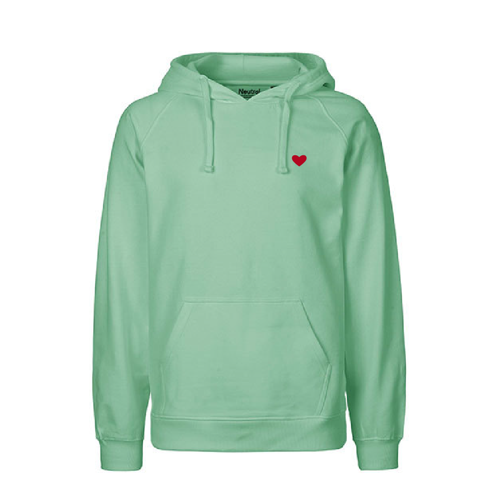 HerzHoodie Men // Mintgrün
