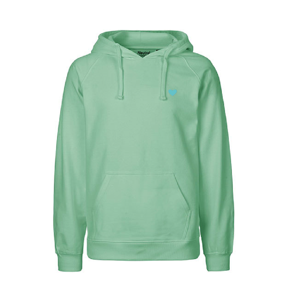 HerzHoodie Men // Mintgrün