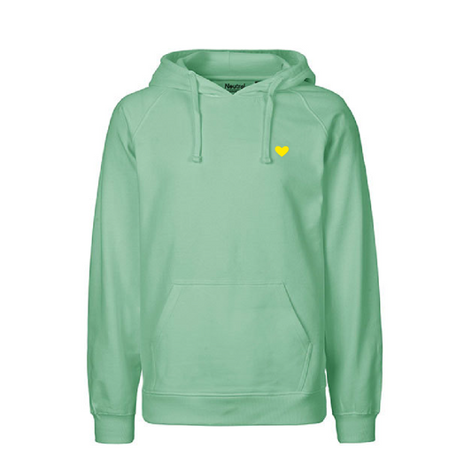 HerzHoodie Men // Mintgrün