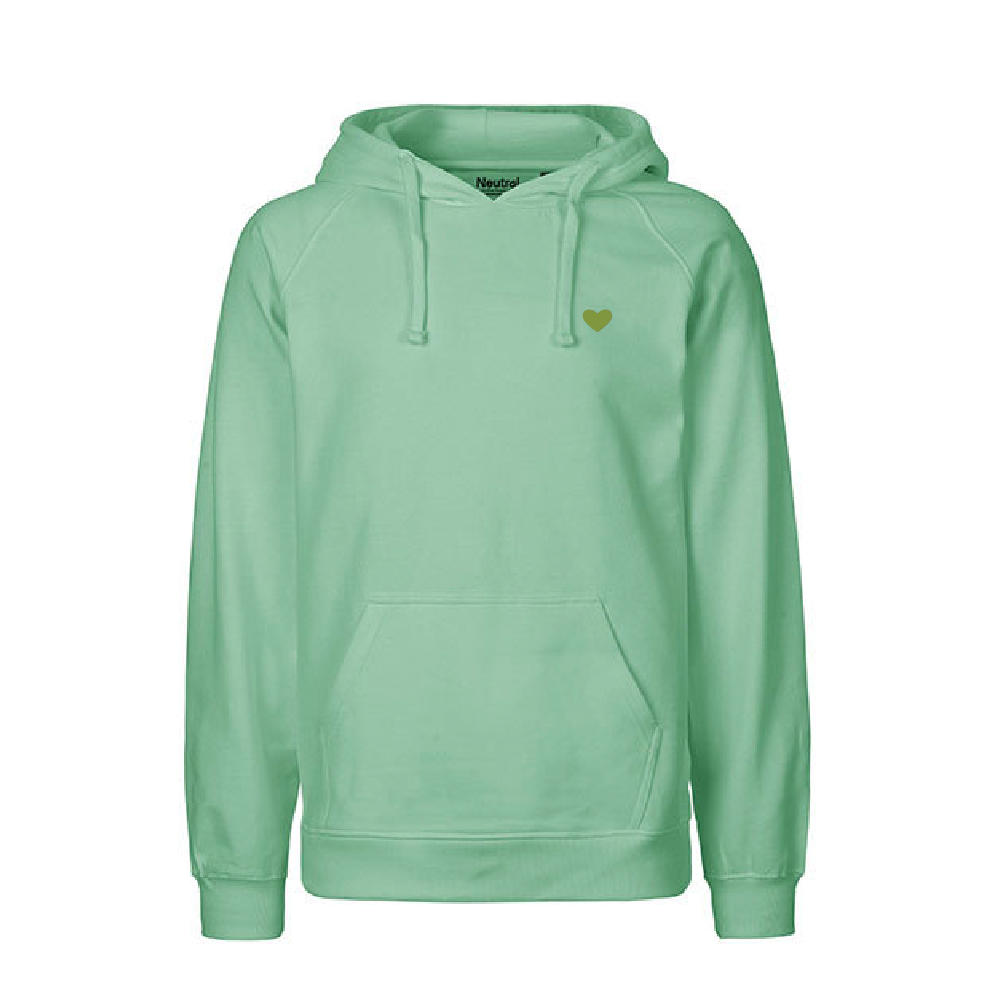 HerzHoodie Men // Mintgrün