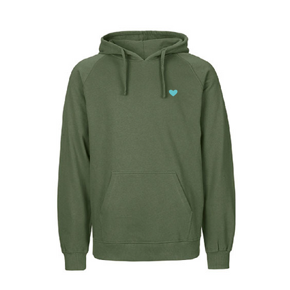HerzHoodie Men // Moosgrün
