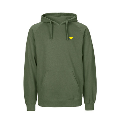 HerzHoodie Men // Moosgrün