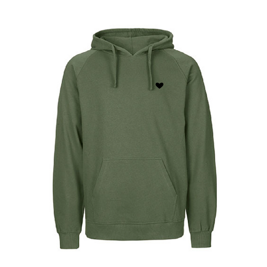 HerzHoodie Men // Moosgrün