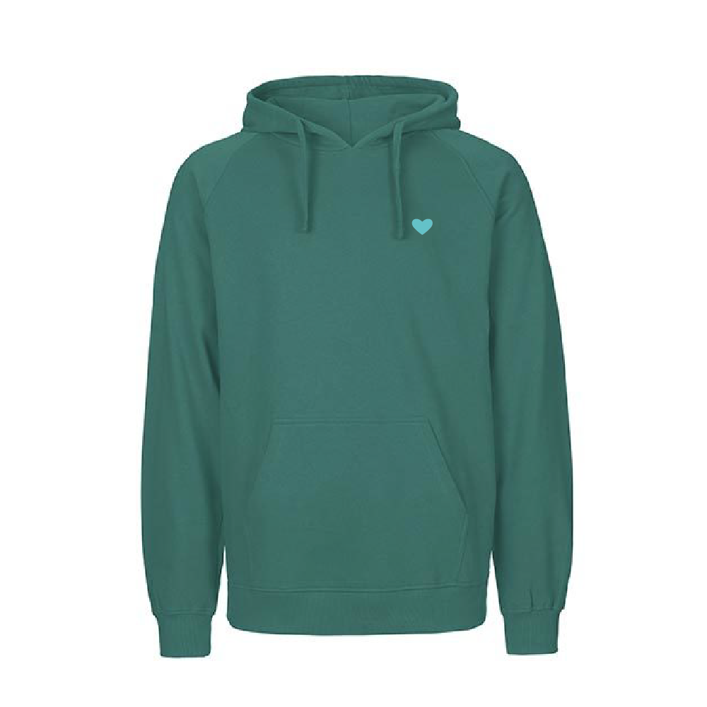 HerzHoodie Men // Petrol