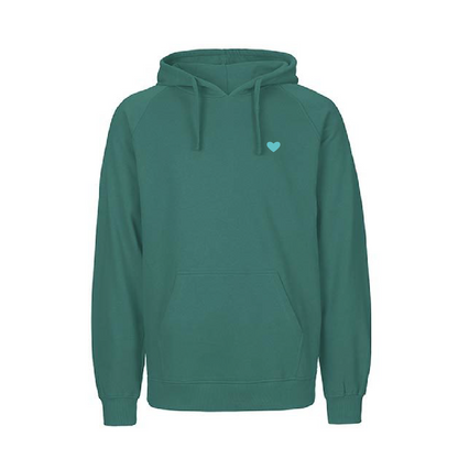 HerzHoodie Men // Petrol