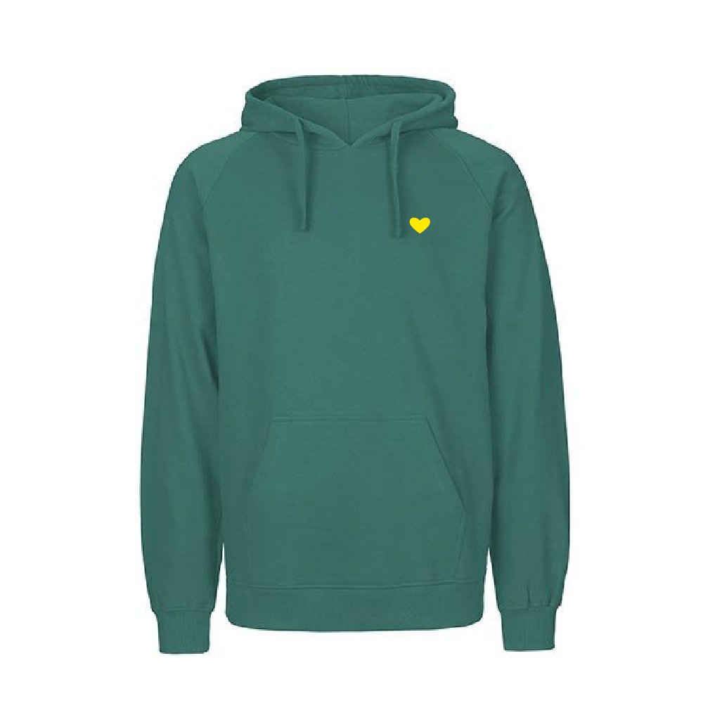 HerzHoodie Men // Petrol