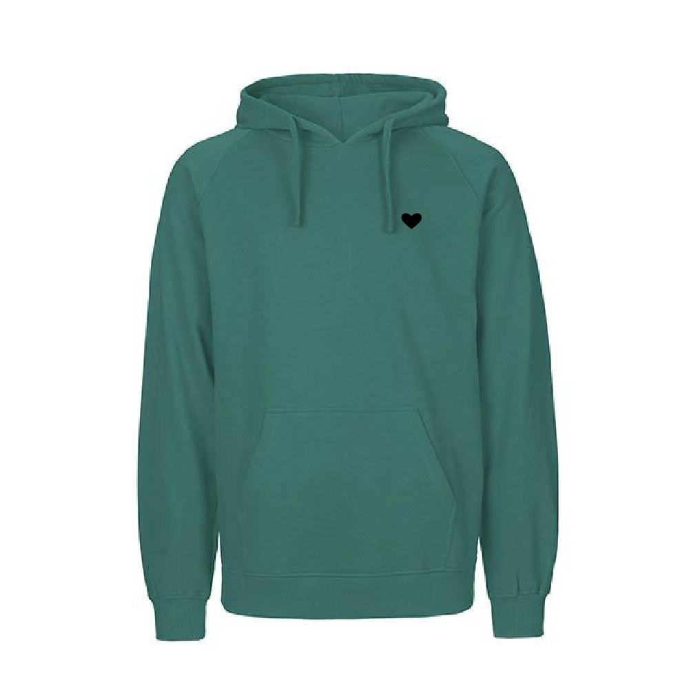 HerzHoodie Men // Petrol