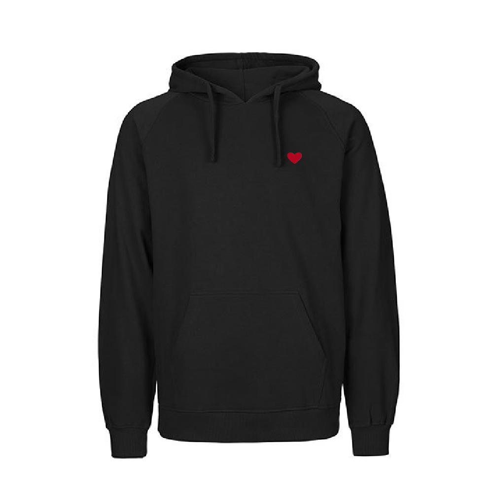 HerzHoodie Men // Schwarz