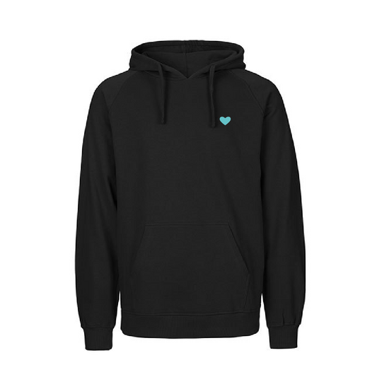 HerzHoodie Men // Schwarz