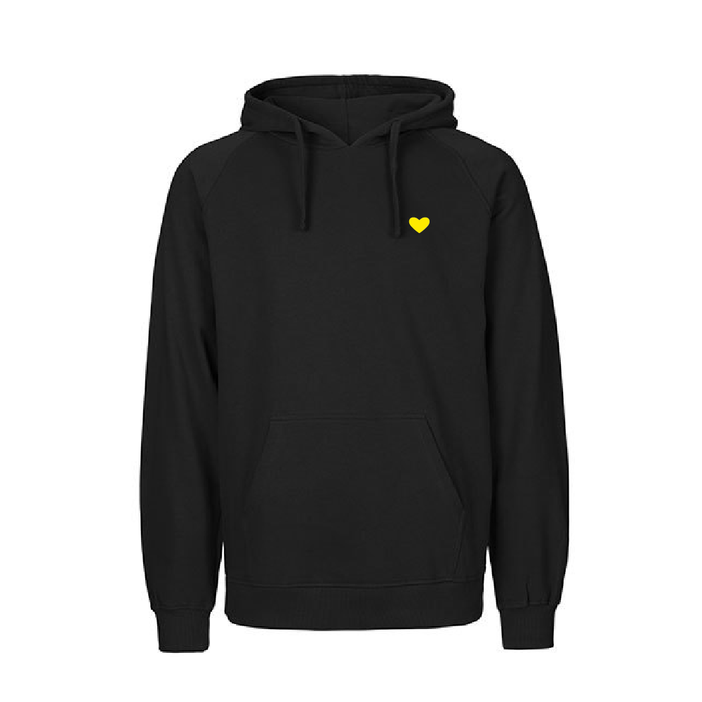 HerzHoodie Men // Schwarz
