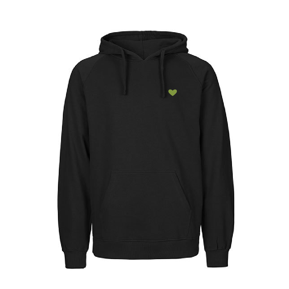 HerzHoodie Men // Schwarz