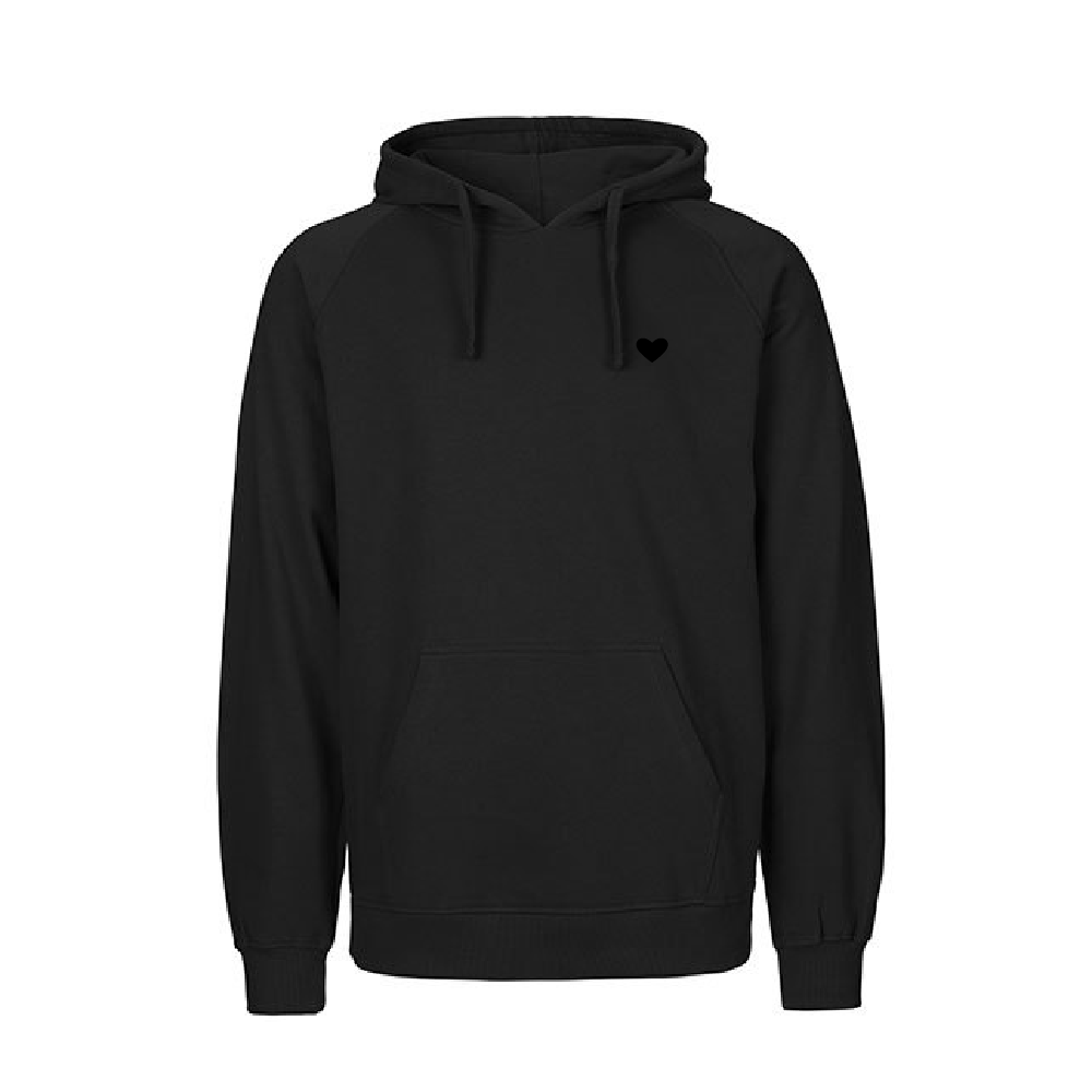 HerzHoodie Men // Schwarz