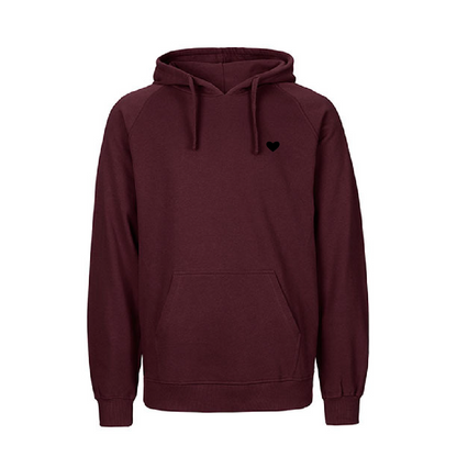 HerzHoodie Men // Weinrot