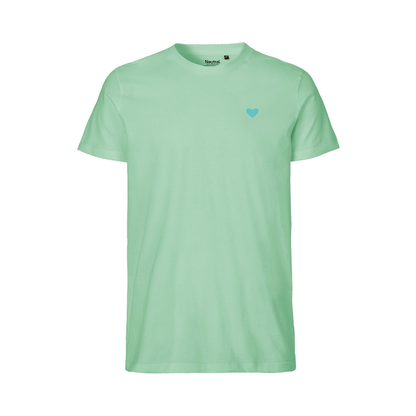 HerzShirt Men Rundhals // Mintgrün