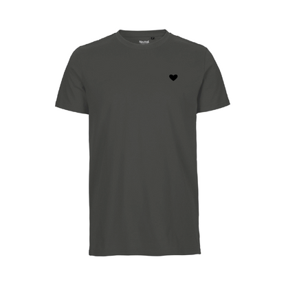 HerzShirt Men Rundhals // Graphit