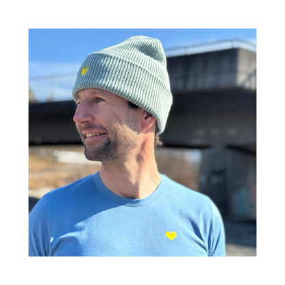 HerzShirt Men Rundhals // Indigoblau