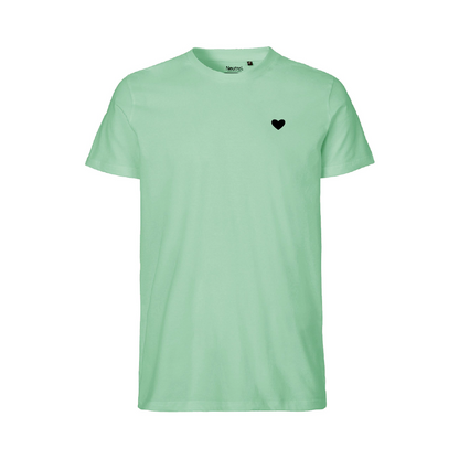HerzShirt Men Rundhals // Mintgrün