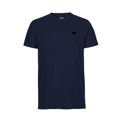 HerzShirt Men Rundhals // Nachtblau