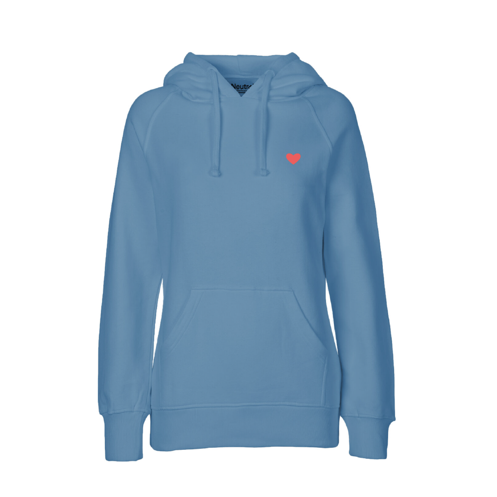 HerzHoodie Women // Indigoblau