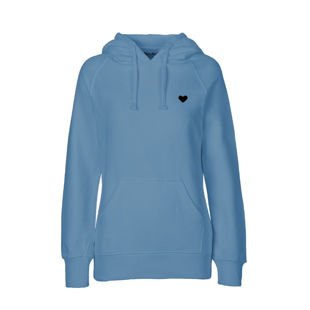 HerzHoodie Women // Indigoblau