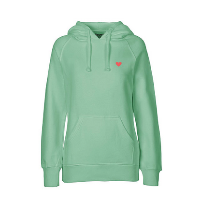 HerzHoodie Women // Mintgrün