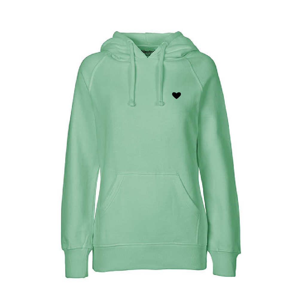 HerzHoodie Women // Mintgrün