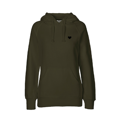 HerzHoodie Women // Moosgrün
