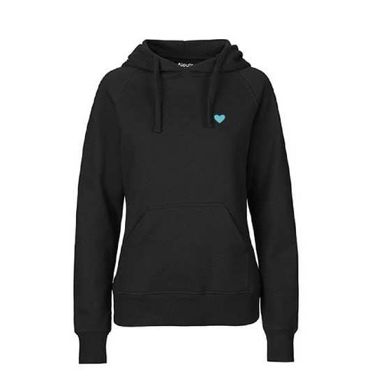 HerzHoodie Women // Schwarz