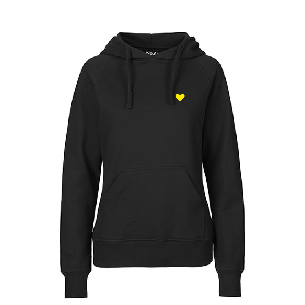 HerzHoodie Women // Schwarz