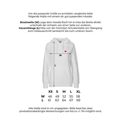 HerzHoodie Women // Mintgrün