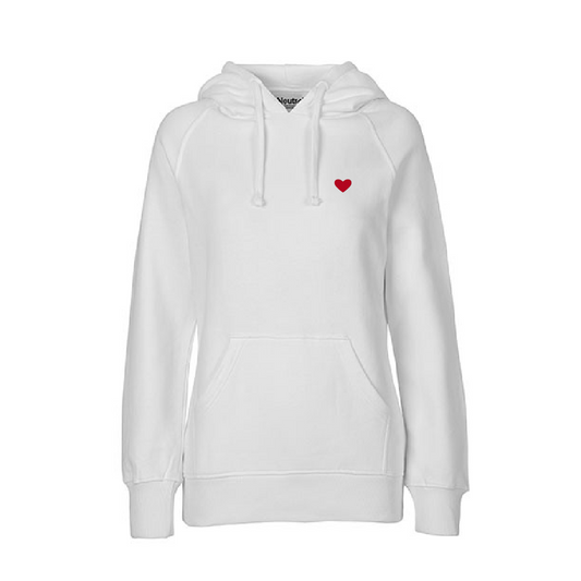 HerzHoodie Women // Weiß
