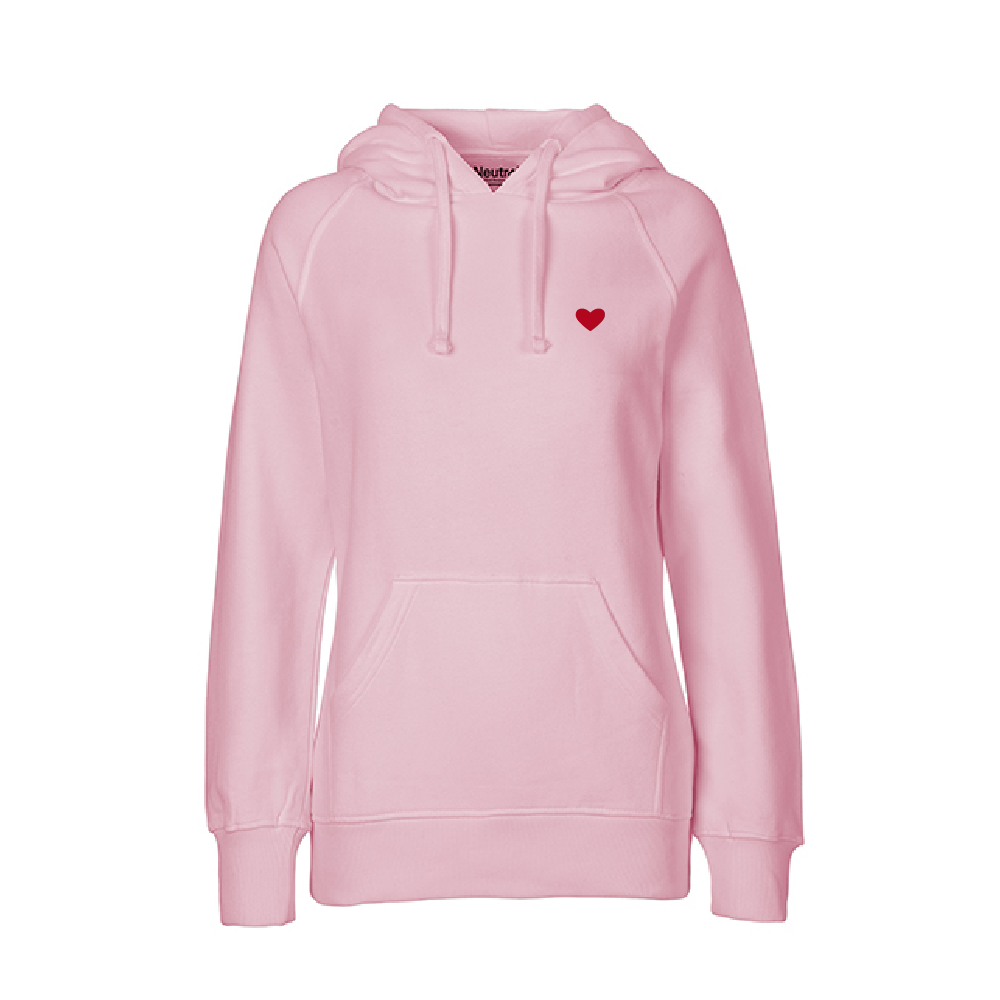 HerzHoodie Women // Zartrosa