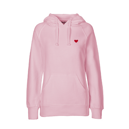 HerzHoodie Women // Zartrosa