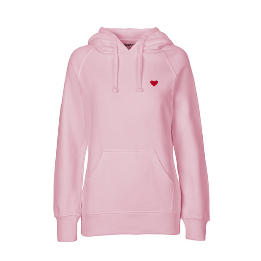 HerzHoodie Women // Zartrosa
