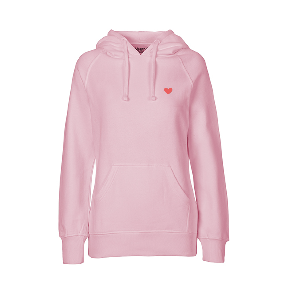 HerzHoodie Women // Zartrosa