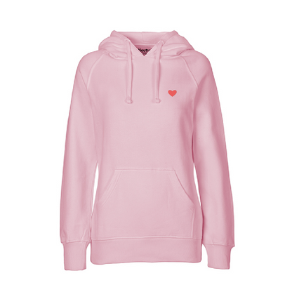 HerzHoodie Women // Zartrosa