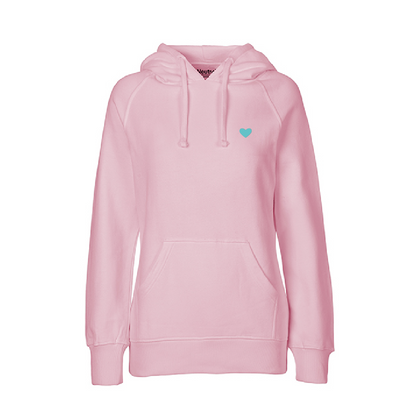 HerzHoodie Women // Zartrosa