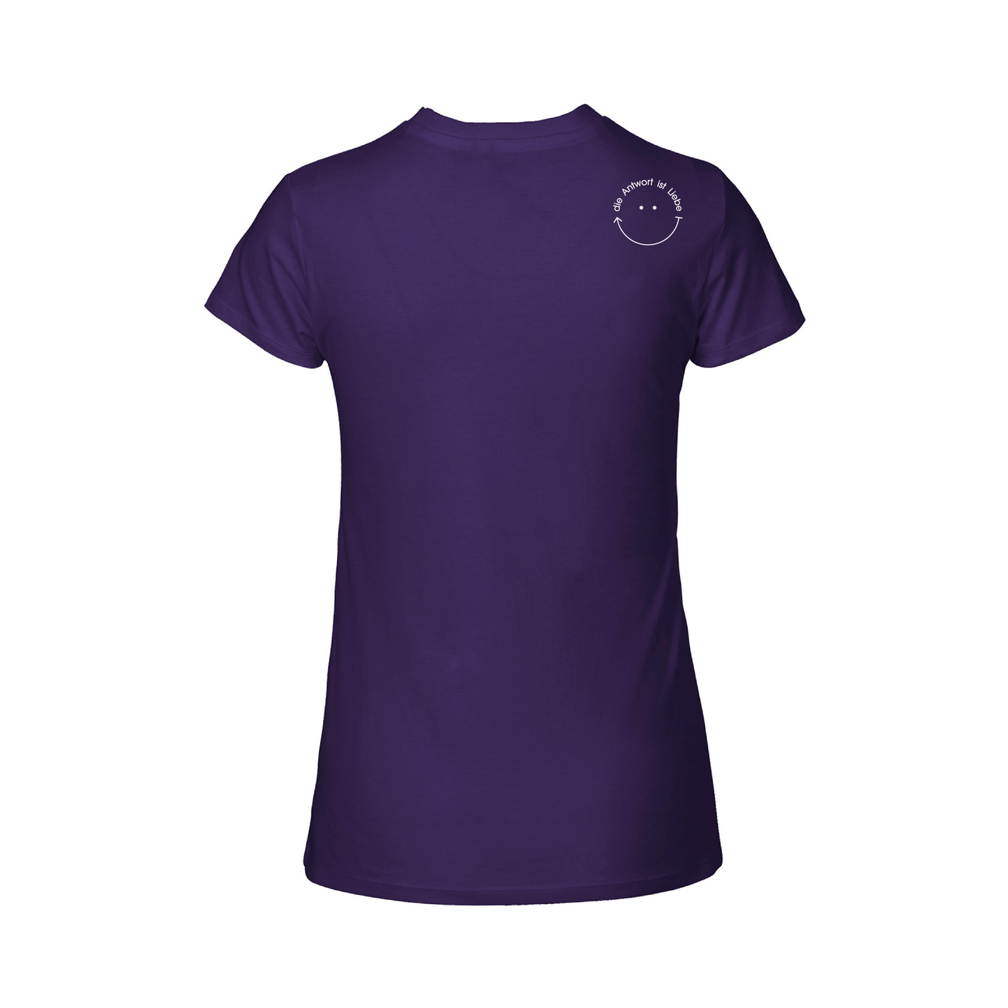 HerzShirt Women Rundhals // Aubergine L // sofort verfügbar