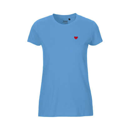 HerzShirt Women Rundhals // Indigoblau