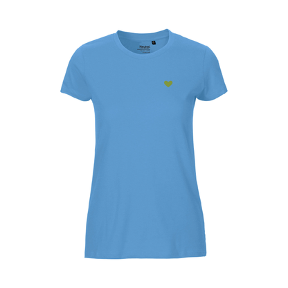 HerzShirt Women Rundhals // Indigoblau
