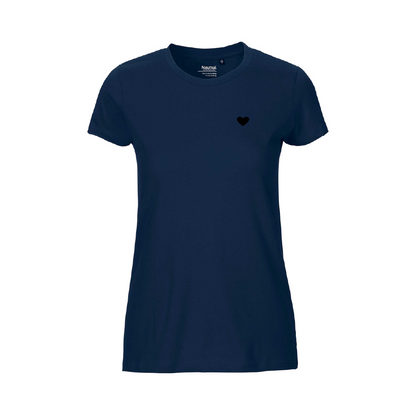 HerzShirt Women Rundhals // Nachtblau