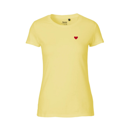 HerzShirt Women Rundhals // Sonnenstaub